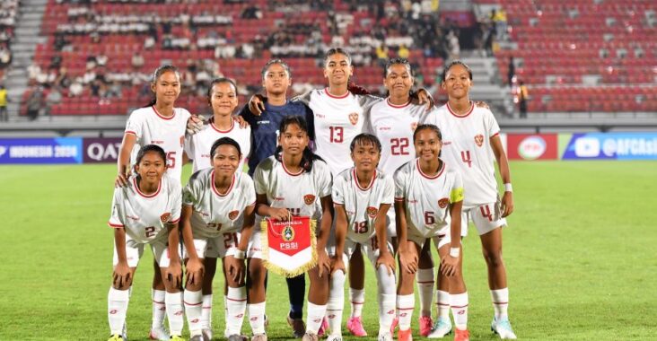 Hasil Timnas Wanita Indonesia U-17 vs Korea